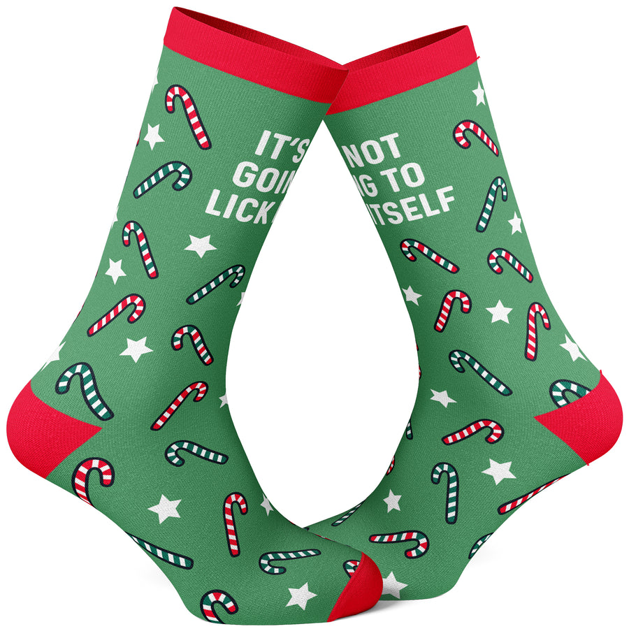 Funny Lick Itself Men's It's Not Going To Lick Itself Sock Nerdy Christmas Sex Tee