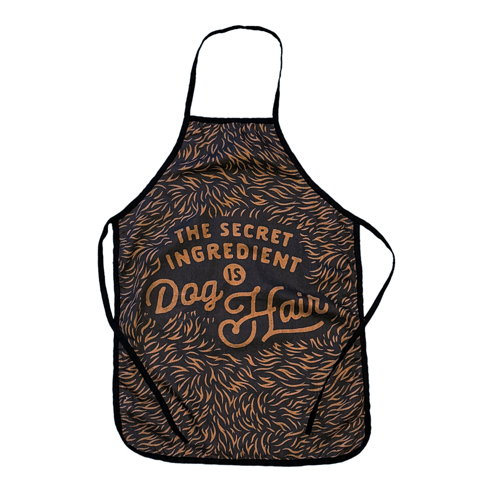 Funny Black - Dog Hair The Secret Ingredient Is Dog Hair Nerdy Dog Sarcastic Tee