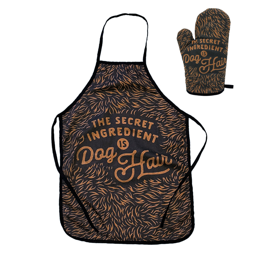 Funny Black - Dog Hair The Secret Ingredient Is Dog Hair Nerdy Dog Sarcastic Tee